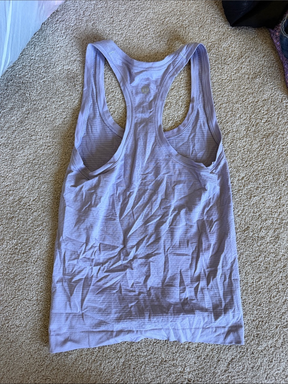 Light Lavender Racerback Tank Top - Women